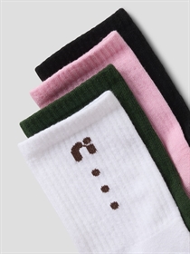 NAME IT 4-Pak Strømper Dimi Black Romance 